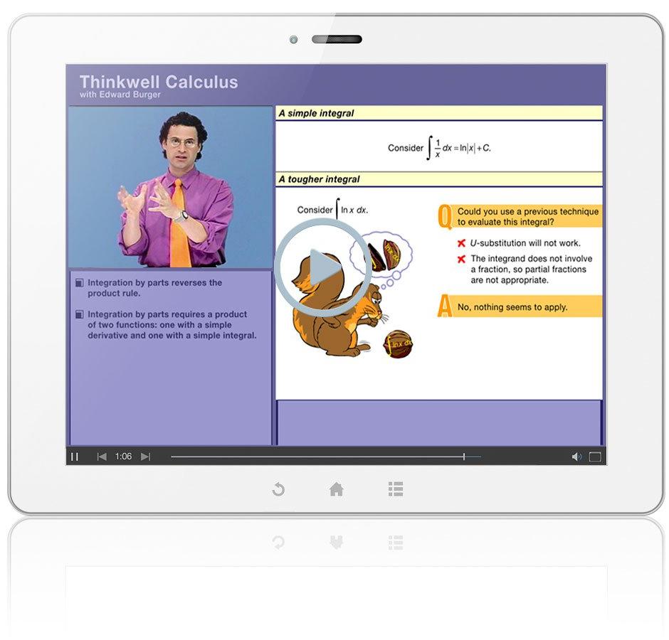 Thinkwell's AP Calculus BC with Professor Edward Burger Sample Video Lesson