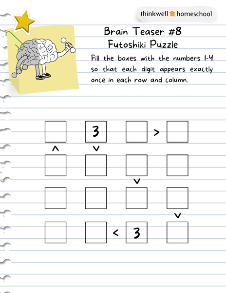 Free Math Puzzles | Thinkwell Homeschool