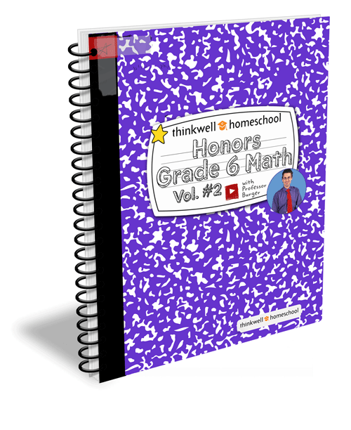 Honors 6th Grade Math Companion Book: Volume 2