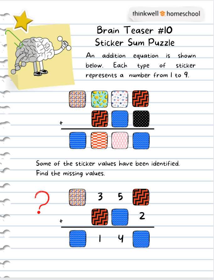 Free Math Puzzles | Thinkwell Homeschool free-math-puzzles-thinkwell-homeschool