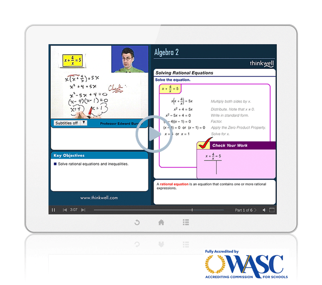 Algebra 2 Online Course