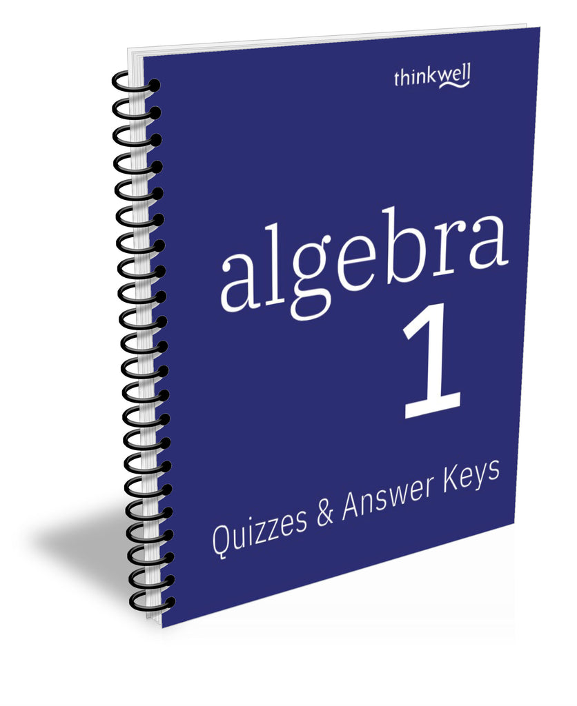 Algebra 1 Quizzes and Answer Keys
