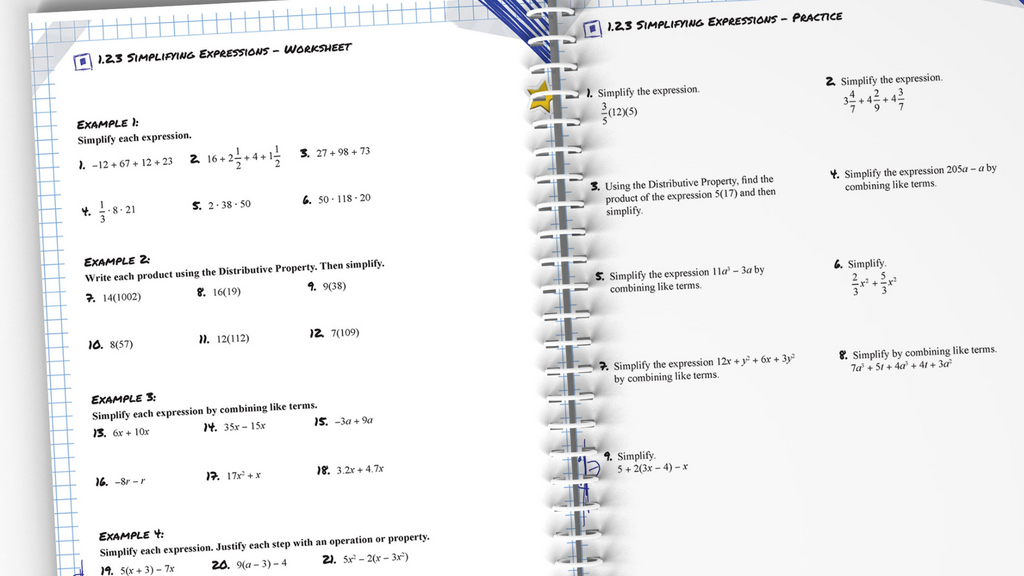 Honors Algebra 1 Companion Book Volume 1