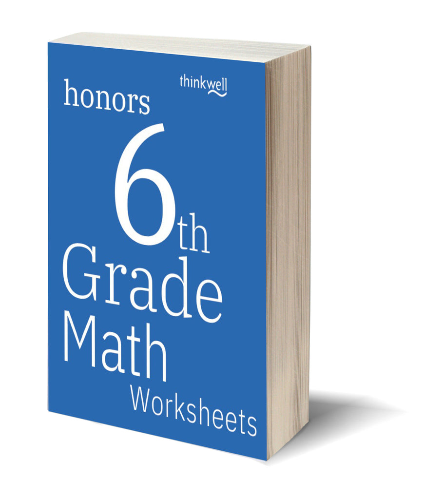 Honors 6th Grade Math Worksheets