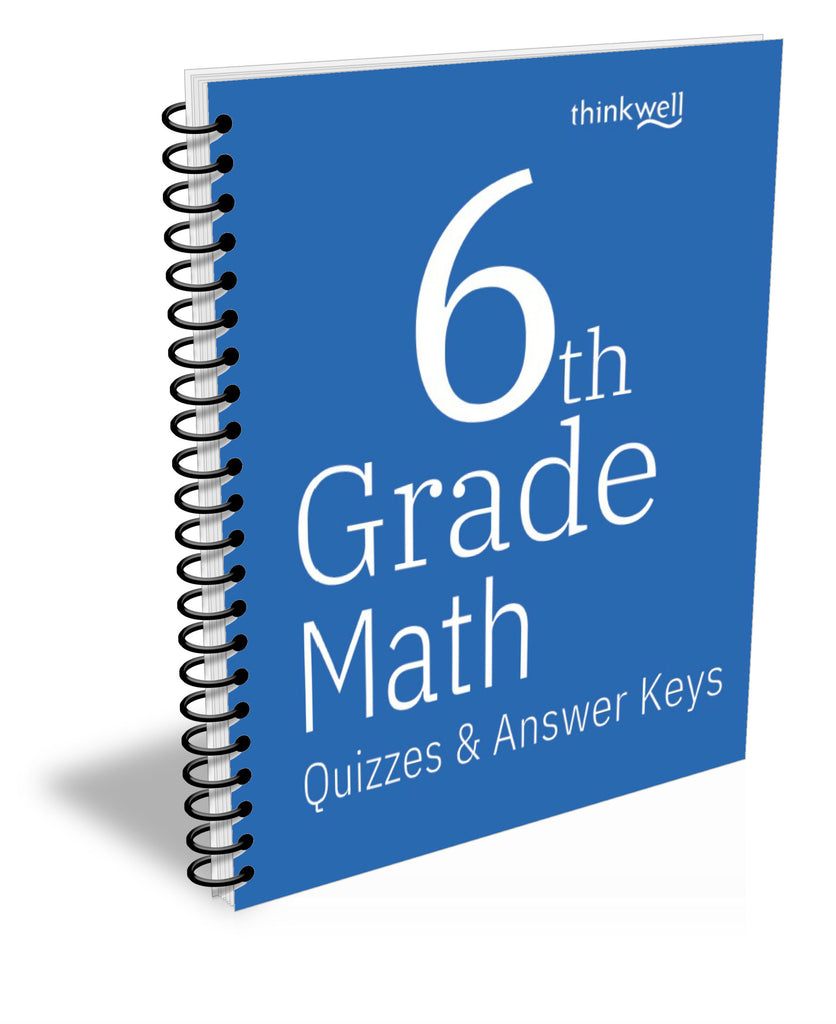 6th Grade Math Quizzes and Answer Keys