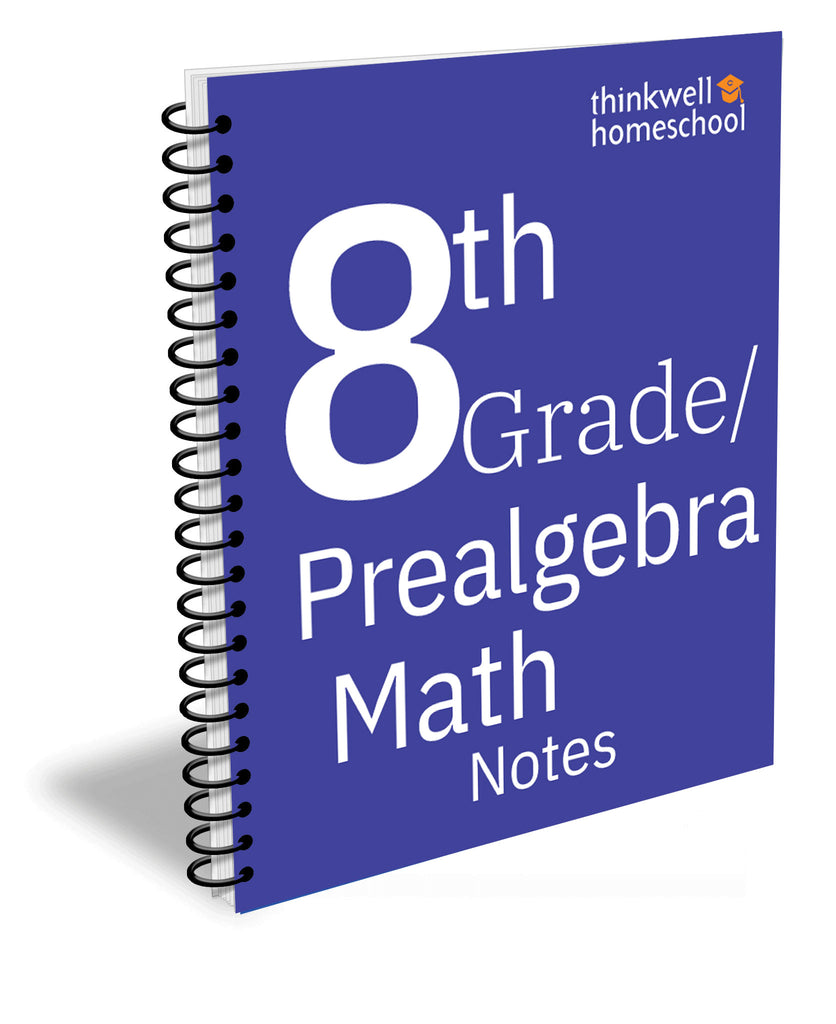 8th Grade Math/Prealgebra Printed Notes