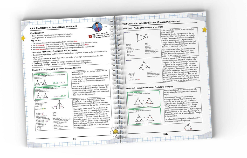 Geometer Workbook Geometry Companion Book: Volume 1 | Thinkwell Homeschool