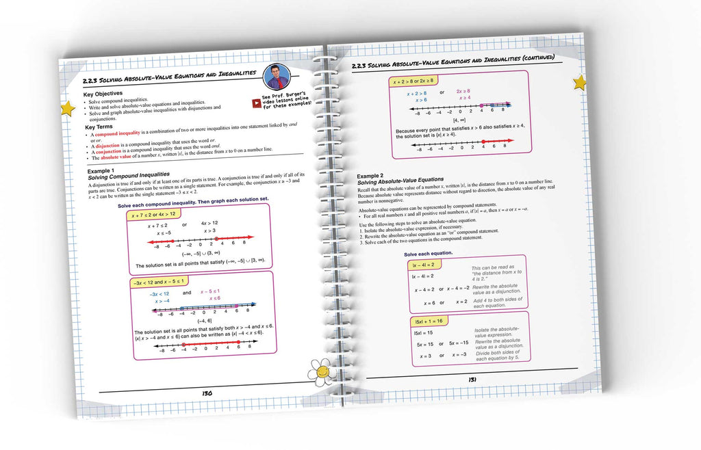 Honors Algebra 2 Companion Book Volume 1