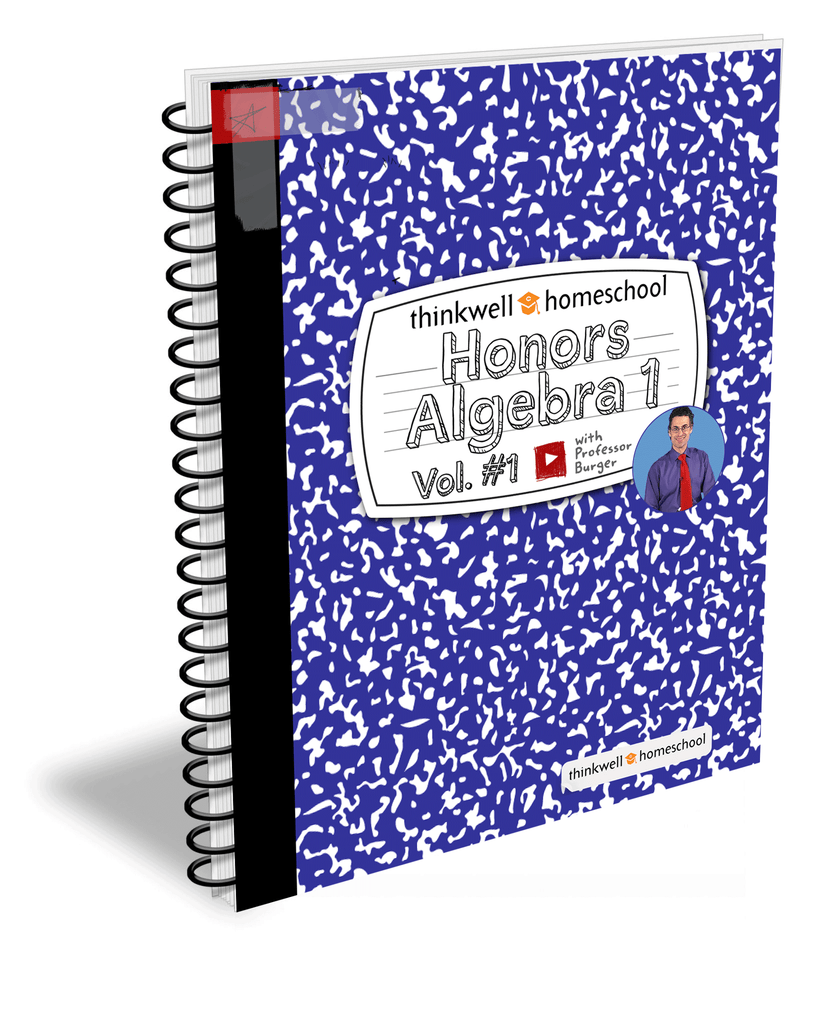 Honors Algebra 1 Companion Book Volume 1